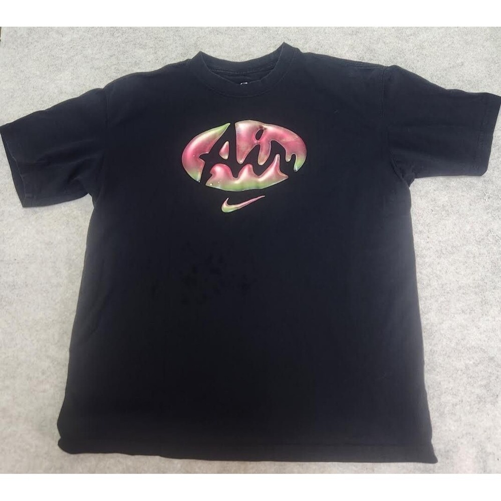 Nike-Air Men's Black T-Shirt Size Medium